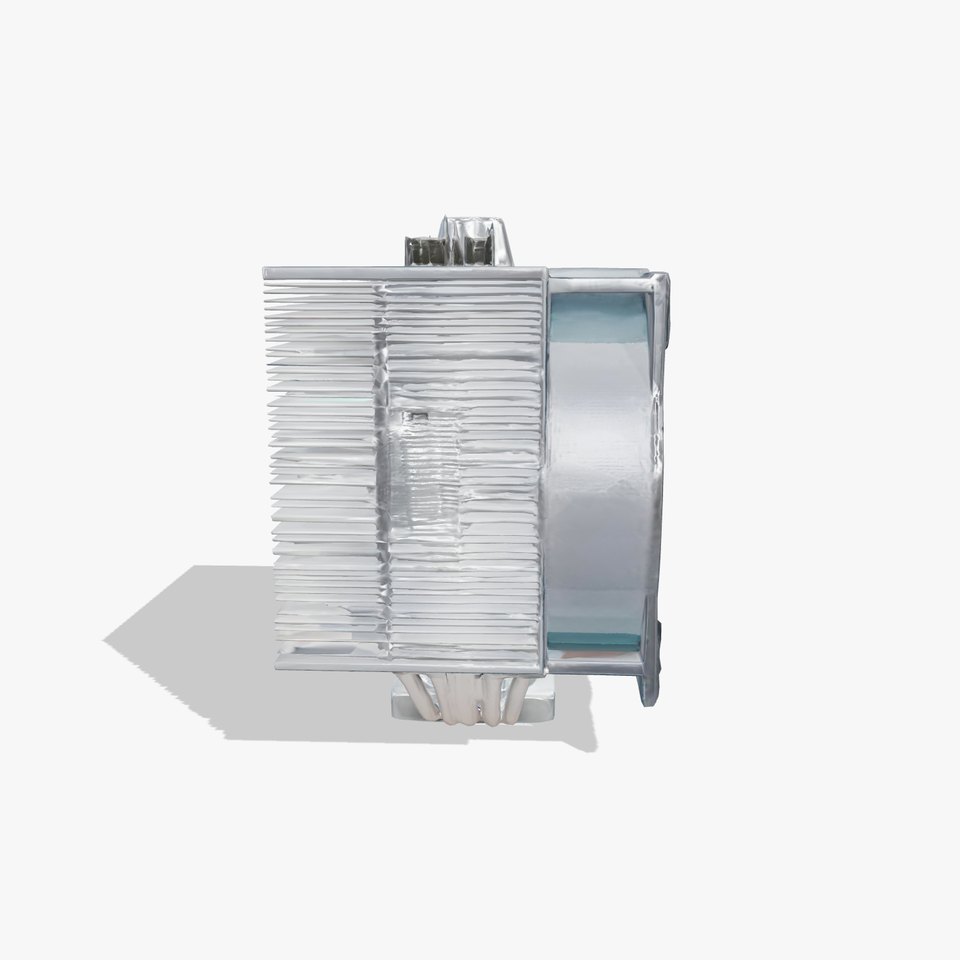 Adaptive CPU Cooler Model Pack with Minimalistic Fan Design